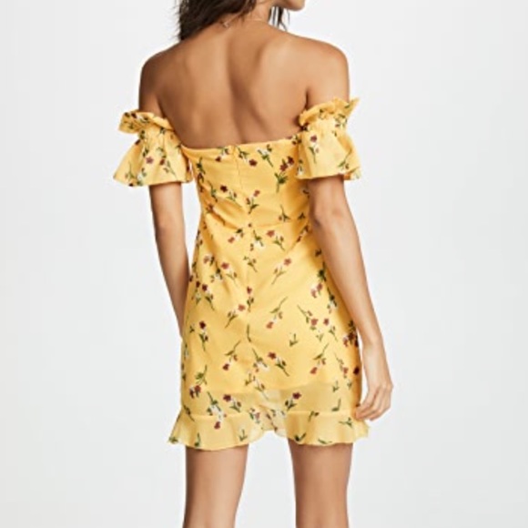 Nightwalker floral off the shoulder summer dress - Picture 3 of 5